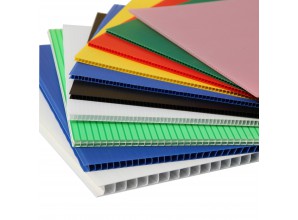 4 X 8 Fire Resistant Flat Polypropylene Pp Plastic Partition Large Corrugated Sheets 