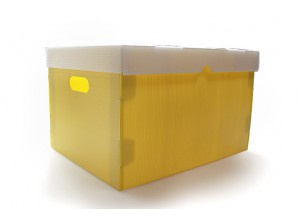 Fish Shipping Pallet Protection Sheet Water Proof Pp Grade Foldable Corrugated Plastic Fresh Food Ec