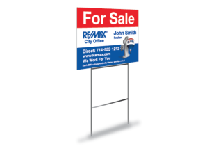 Good quality yard sign metal sign frames H stakes