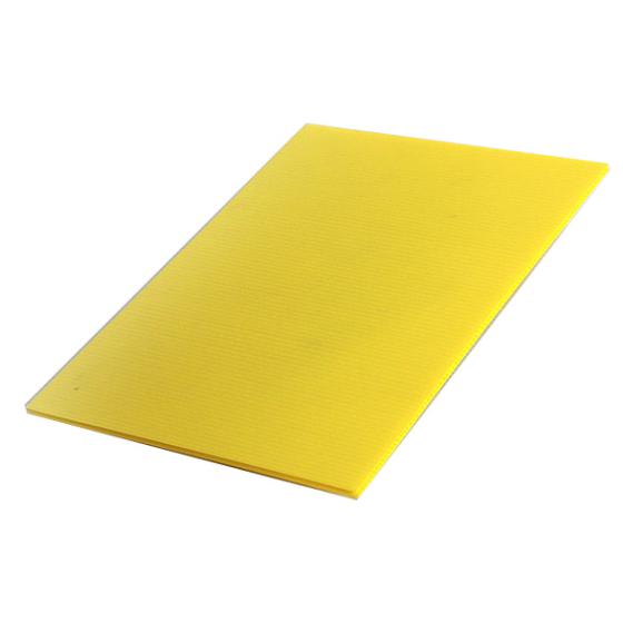 Blank Sheets For Interior Decoration Plate Heavy Duty Edge Sealed Blue Pp Corrugated Plastic Corflut
